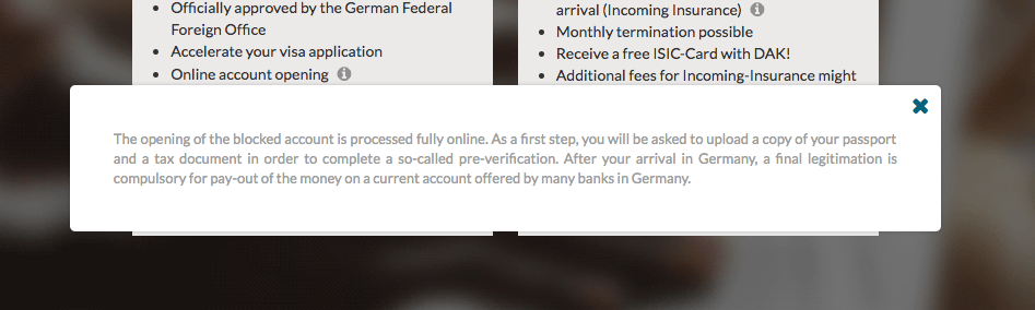 Как открыть Блокированный Счет для Немецкой Студенческой Визы Онлайн